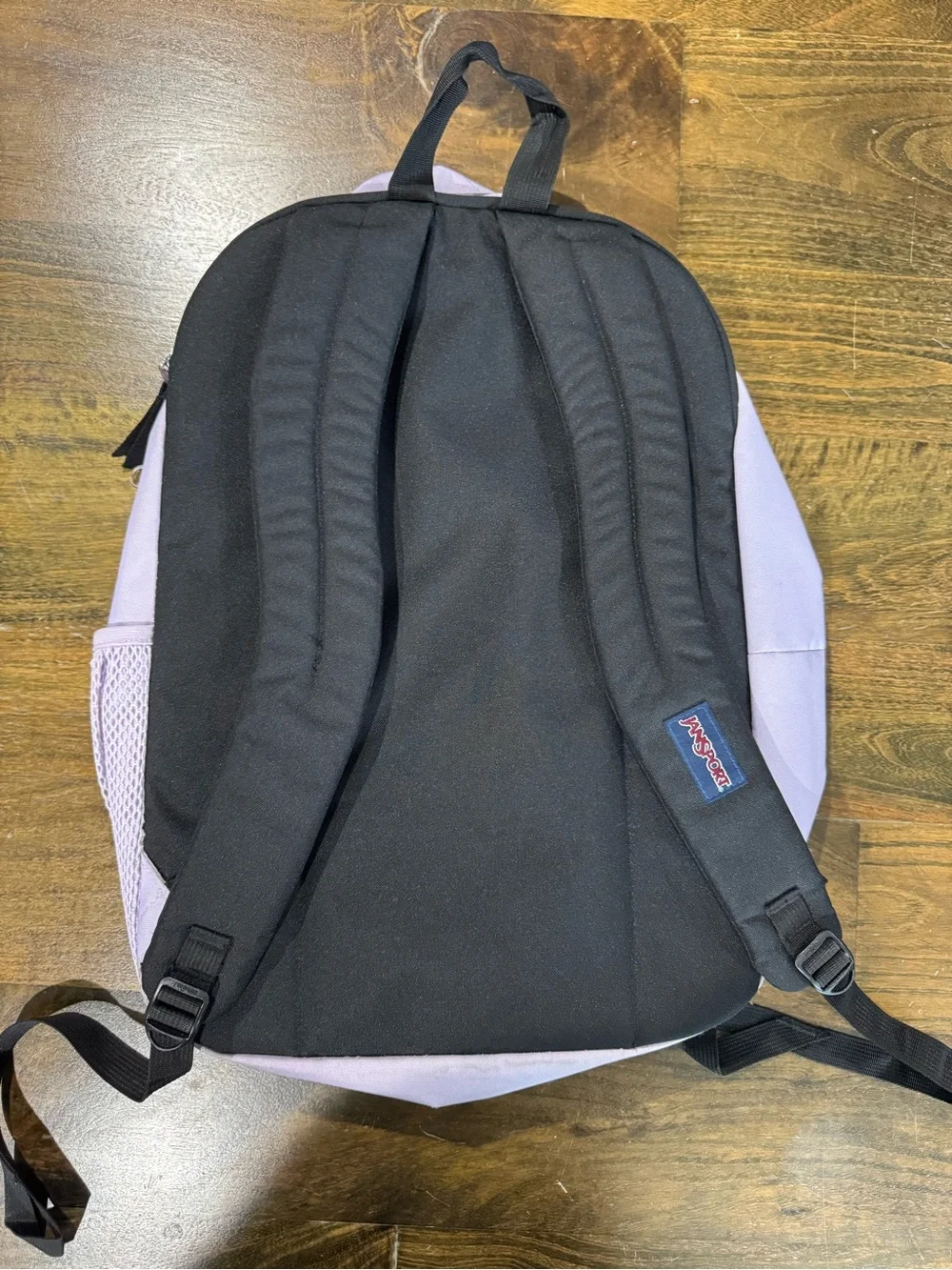 Jansport Big Laptop Backpack- Lavender with Black Accents